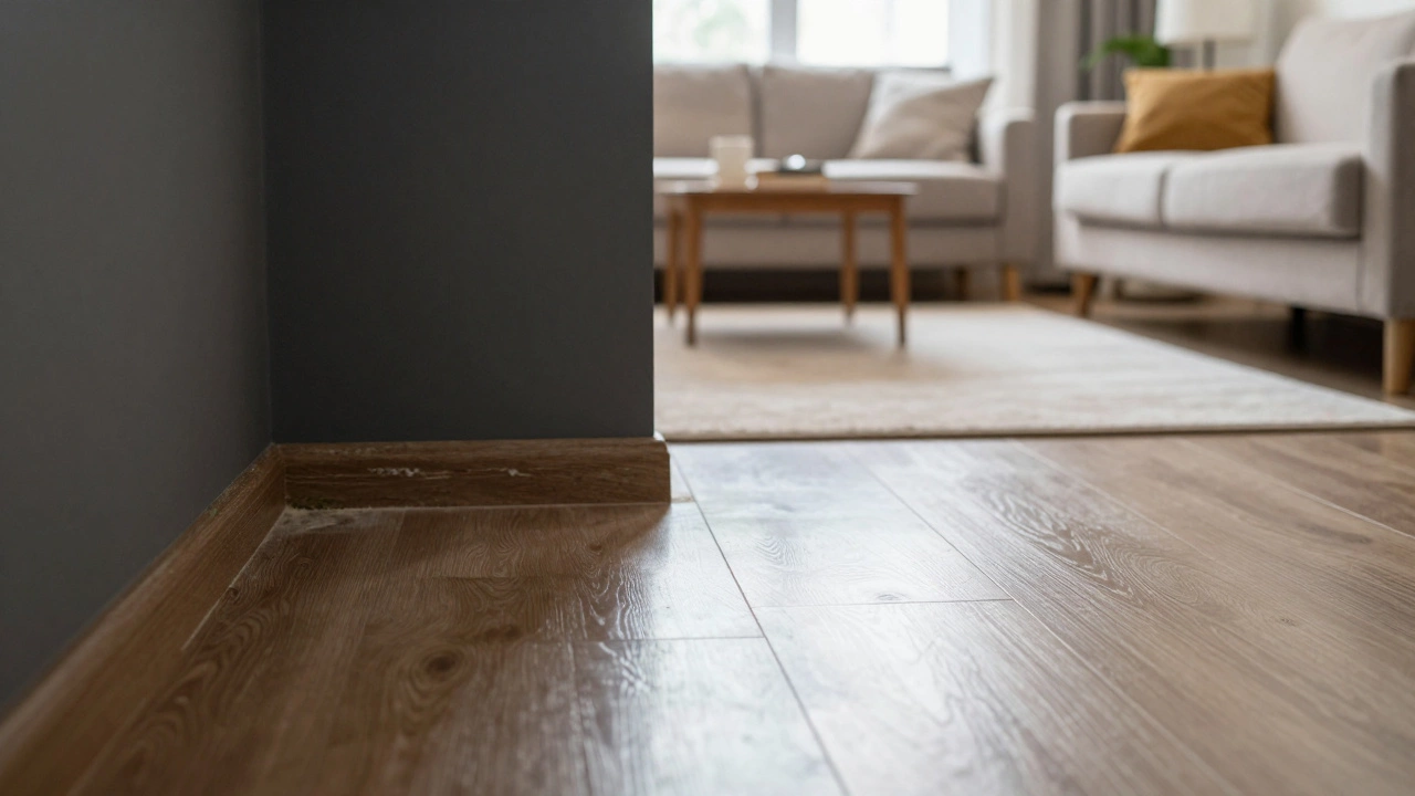 Comparison of dirty moldy grout versus clean sealed tile flooring