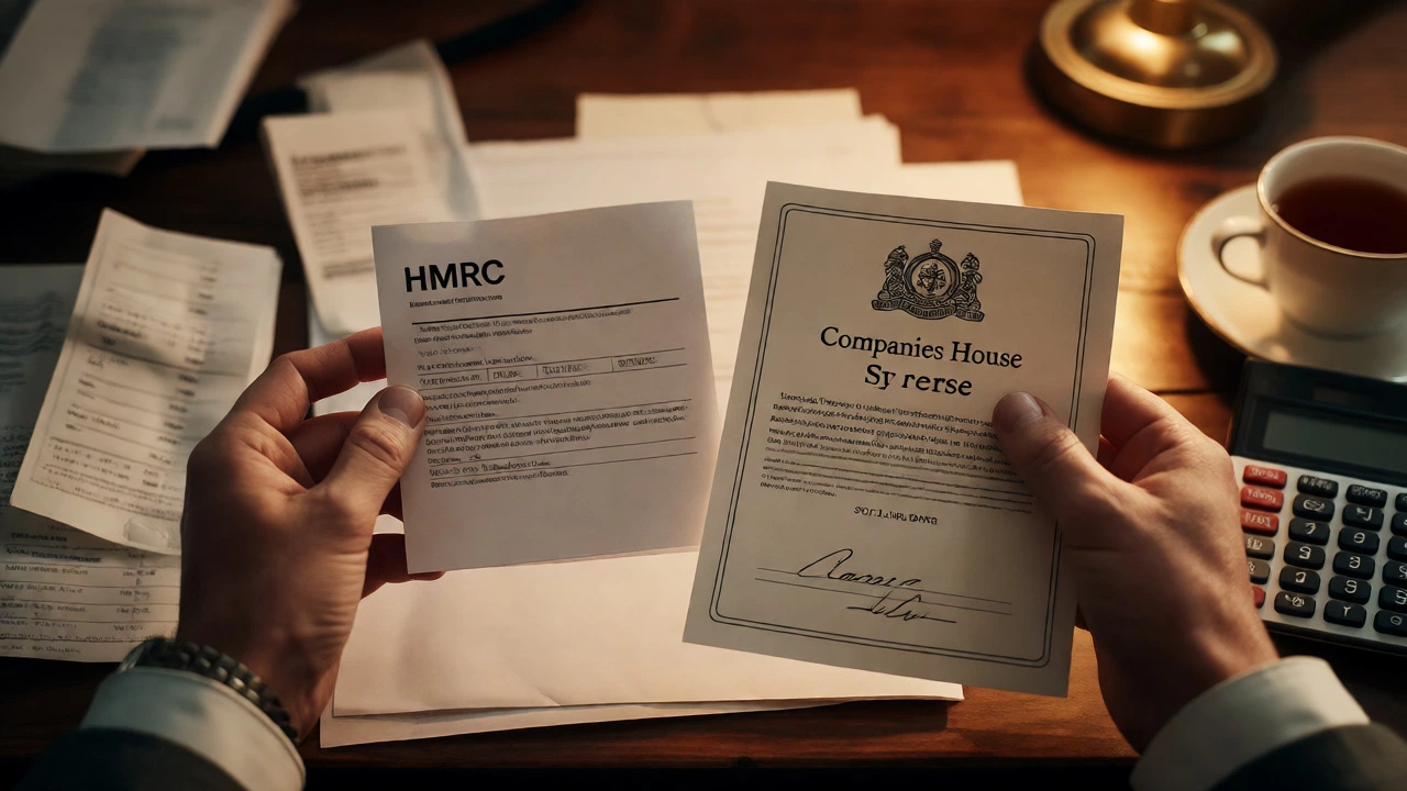 Hands holding business registration documents